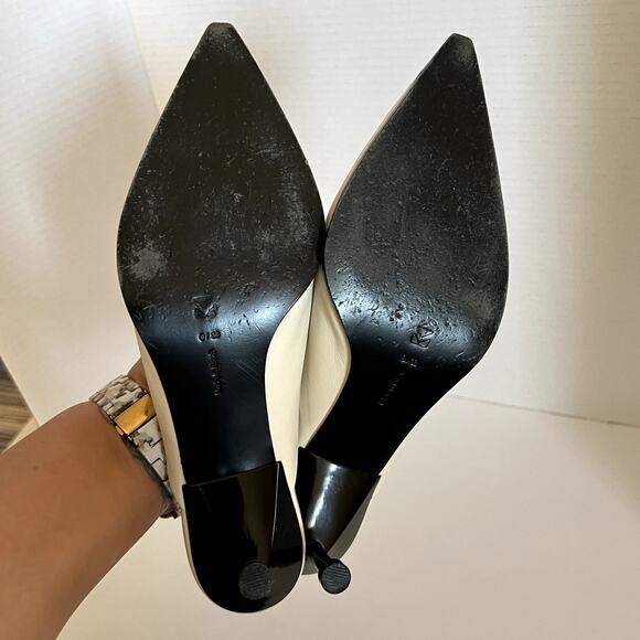 Mercedes Castillo Noriko Leather Mules Sz US 8 EU 38 - Picture 7 of 8